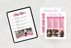 Ladystrategist 30 Page Fitness Program Template Bubble Gum Editable Canva Template instagram canva templates social media templates etsy free canva templates