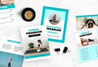 Ladystrategist 30 Page Fitness Program Template Thailand Editable Canva Templates instagram canva templates social media templates etsy free canva templates
