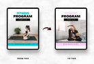 Ladystrategist 30 Page Fitness Program Template Thailand Editable Canva Templates instagram canva templates social media templates etsy free canva templates