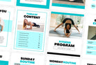 Ladystrategist 30 Page Fitness Program Template Thailand Editable Canva Templates instagram canva templates social media templates etsy free canva templates