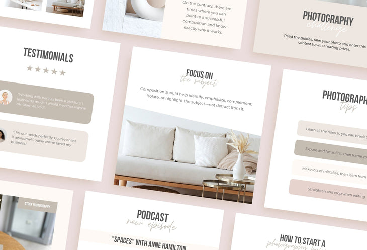 Ladystrategist 30 Photography Instagram Post Canva Templates instagram canva templates social media templates etsy free canva templates