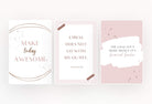 Ladystrategist 30+ Pinterest Engagement Pins - Editable Canva Templates Rose Gold instagram canva templates social media templates etsy free canva templates