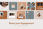 Ladystrategist 30 Podcast Wellness - Instagram Post Canva Templates instagram canva templates social media templates etsy free canva templates