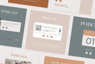 Ladystrategist 30 Podcast Wellness - Instagram Post Canva Templates instagram canva templates social media templates etsy free canva templates
