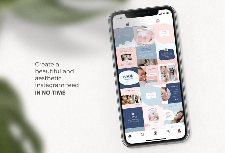 Ladystrategist 30 Pregnancy Instagram Post Canva Templates instagram canva templates social media templates etsy free canva templates