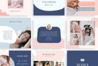Ladystrategist 30 Pregnancy Instagram Post Canva Templates instagram canva templates social media templates etsy free canva templates