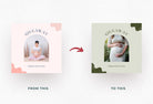 Ladystrategist 30 Pregnancy Instagram Post Canva Templates instagram canva templates social media templates etsy free canva templates