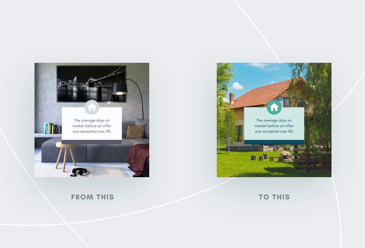 Ladystrategist 30 Real Estate Facts - Instagram Post Canva Templates instagram canva templates social media templates etsy free canva templates