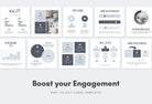 Ladystrategist 30 Real Estate Infographics - Instagram Post Canva Templates instagram canva templates social media templates etsy free canva templates