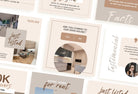 Ladystrategist 30 Real Estate Infographics Instagram Post Canva Templates V2 instagram canva templates social media templates etsy free canva templates