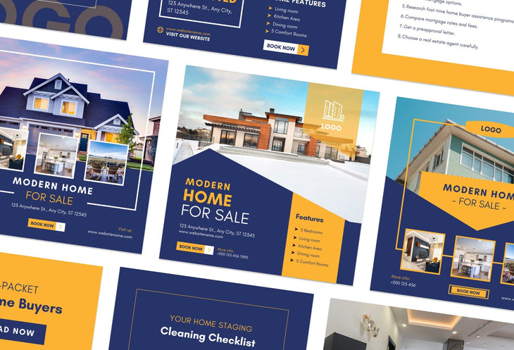 Ladystrategist 30 Real Estate Instagram Engagement Post Canva Templates instagram canva templates social media templates etsy free canva templates