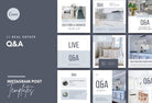 Ladystrategist 30 Real Estate - Instagram Post Canva Templates instagram canva templates social media templates etsy free canva templates