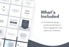 Ladystrategist 30 Real Estate Quotes - Instagram Post Canva Templates instagram canva templates social media templates etsy free canva templates