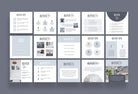 Ladystrategist 30 Real Estate Tips Seller/Buyer - Instagram Post Canva Templates instagram canva templates social media templates etsy free canva templates