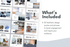 Ladystrategist 30 Real Estate Would you Rather - Instagram Post Canva Templates instagram canva templates social media templates etsy free canva templates