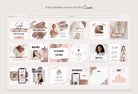 Ladystrategist 30 Rose Gold Bold Instagram Post Canva Templates instagram canva templates social media templates etsy free canva templates
