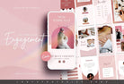 Ladystrategist 30+ Rose Gold Instagram Stories - Canva Templates instagram canva templates social media templates etsy free canva templates
