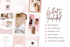 Ladystrategist 30+ Rose Gold Instagram Stories - Canva Templates instagram canva templates social media templates etsy free canva templates