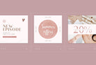 Ladystrategist 30 Sales Events and Promos Rose Gold Instagram Engagement Booster Post Canva Templates instagram canva templates social media templates etsy free canva templates