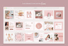 Ladystrategist 30 Sales Events and Promos Rose Gold Instagram Engagement Booster Post Canva Templates instagram canva templates social media templates etsy free canva templates