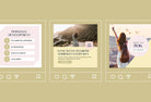 Ladystrategist 30 Self Development Instagram Post Canva Templates V2 instagram canva templates social media templates etsy free canva templates