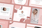 Ladystrategist 30 Testimonials Rose Gold Instagram Engagement Booster Post Canva Templates instagram canva templates social media templates etsy free canva templates