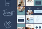 Ladystrategist 30 Therapist Instagram Engagement Post Canva Templates instagram canva templates social media templates etsy free canva templates