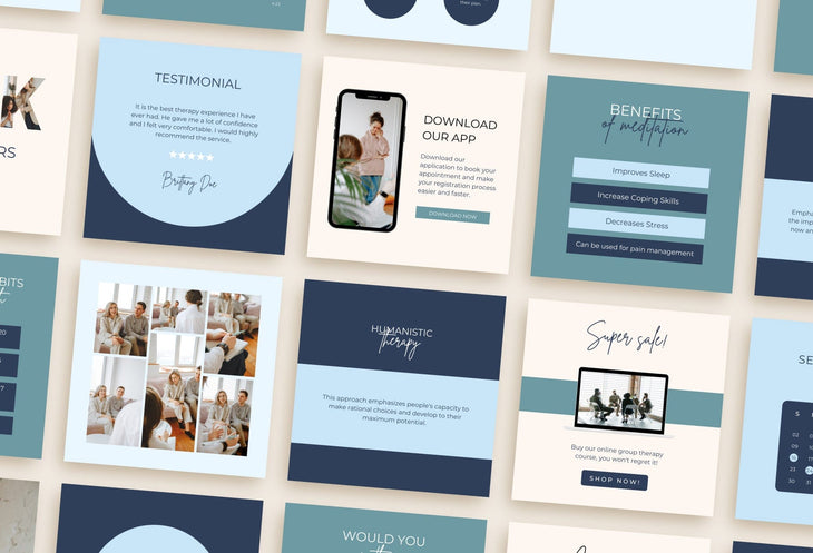 Ladystrategist 30 Therapist Instagram Engagement Post Canva Templates instagram canva templates social media templates etsy free canva templates