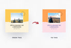 Ladystrategist 30 Travel Instagram Post Canva Templates V3 instagram canva templates social media templates etsy free canva templates