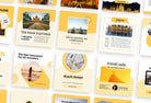 Ladystrategist 30 Travel Instagram Post Canva Templates V3 instagram canva templates social media templates etsy free canva templates