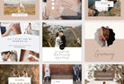 Ladystrategist 30 Wedding Instagram Engagement Post Canva Templates instagram canva templates social media templates etsy free canva templates