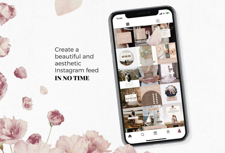 Ladystrategist 30 Wedding Instagram Post Canva Templates V2 instagram canva templates social media templates etsy free canva templates