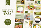 Ladystrategist 30 Weight Loss Instagram Post Canva Templates instagram canva templates social media templates etsy free canva templates