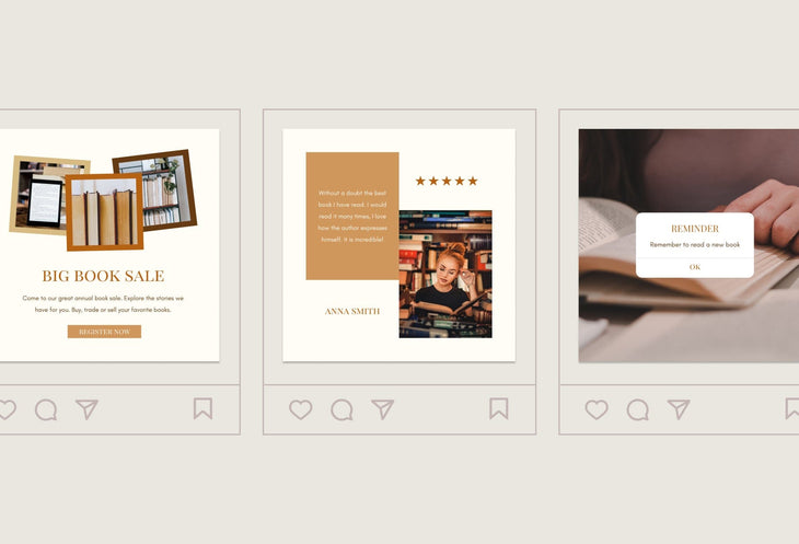 Ladystrategist 30 Writers Instagram Engagement Posts instagram canva templates social media templates etsy free canva templates