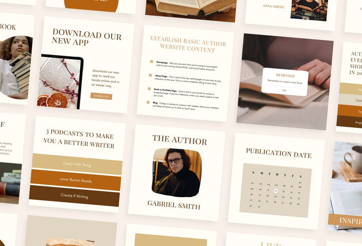 Ladystrategist 30 Writers Instagram Engagement Posts instagram canva templates social media templates etsy free canva templates