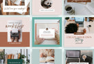 Ladystrategist 30 Writers Instagram Engagement Posts V2 instagram canva templates social media templates etsy free canva templates