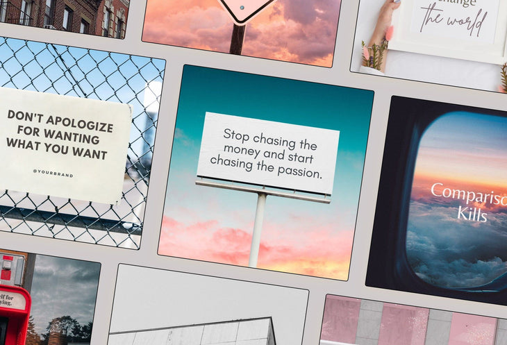 Ladystrategist 40 Viral Signs Social Media Canva Templates to Boost Engagement Bundle instagram canva templates social media templates etsy free canva templates