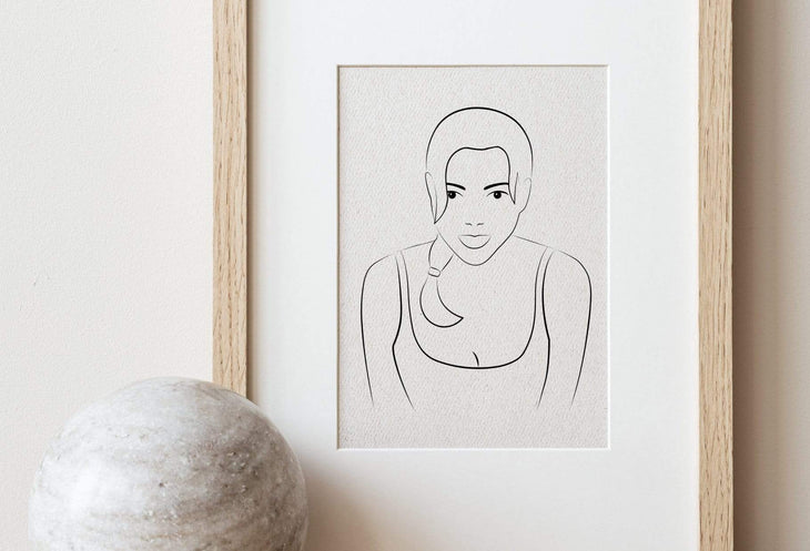 Ladystrategist 50 Outline Female Illustrations - Fully Editable in Canva instagram canva templates social media templates etsy free canva templates