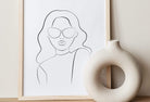 Ladystrategist 50 Outline Female Illustrations - Fully Editable in Canva instagram canva templates social media templates etsy free canva templates