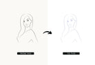 Ladystrategist 50 Outline Female Illustrations - Fully Editable in Canva instagram canva templates social media templates etsy free canva templates