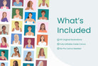 Ladystrategist 50 People Portraits Illustrations - Fully Editable in Canva instagram canva templates social media templates etsy free canva templates
