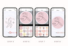 Ladystrategist 50 Wellness Instagram Story Highlight Covers Canva Templates instagram canva templates social media templates etsy free canva templates