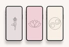 Ladystrategist 50 Wellness Instagram Story Highlight Covers Canva Templates instagram canva templates social media templates etsy free canva templates