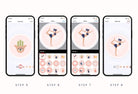 Ladystrategist 50 Yoga Instagram Story Highlight Covers Canva Templates instagram canva templates social media templates etsy free canva templates