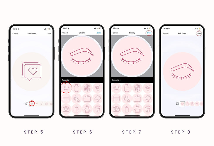 Ladystrategist 90 Lifestyle Pastel Instagram Story Highlight Covers instagram canva templates social media templates etsy free canva templates