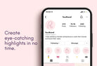 Ladystrategist 90 Lifestyle Pastel Instagram Story Highlight Covers instagram canva templates social media templates etsy free canva templates