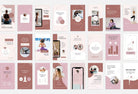 Ladystrategist 97 Done-for-You Yoga Instagram Stories Canva Templates Rose instagram canva templates social media templates etsy free canva templates