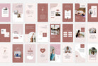Ladystrategist 97 Done-for-You Yoga Instagram Stories Canva Templates Rose instagram canva templates social media templates etsy free canva templates