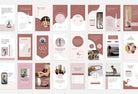 Ladystrategist 97 Done-for-You Yoga Instagram Stories Canva Templates Rose instagram canva templates social media templates etsy free canva templates