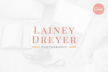 Ladystrategist Shop DIY Lainey Photography Brand Logo Canva Template instagram canva templates social media templates etsy free canva templates